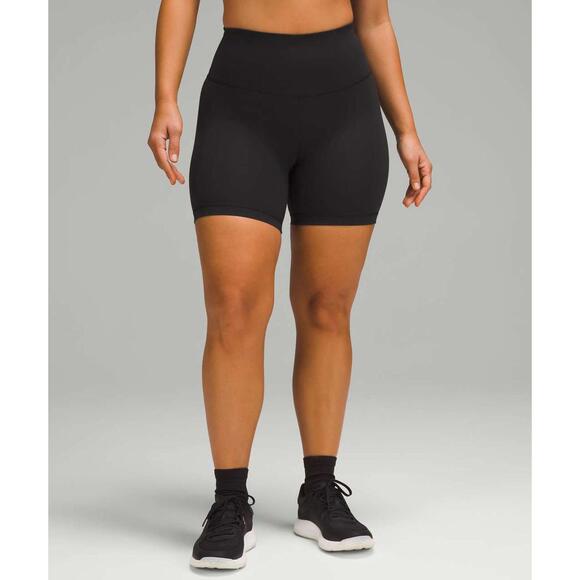 lululemon athletica Pants - lululemon athletica High-Rise Black Bike Shorts